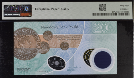 20 zł Mikołaj Kopernik - 2023 rok - PMG 68 EPQ
