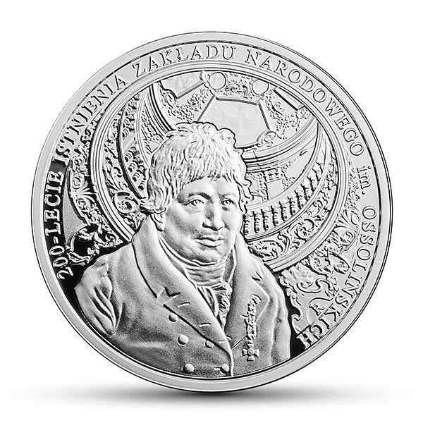 10 zł - 200-lecie istnienia Zakładu Narodowego im. Ossolińskich - 2017 rok