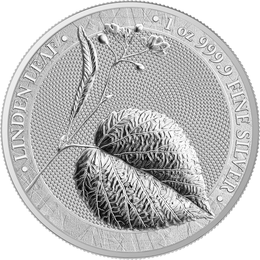 5 Mark - Liść Lipy 2022 - Germania Mint - 1 oz Ag