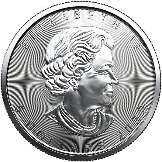1 oz Ag - Kanada 5$ Liść Klonu 2022 - uncja srebra