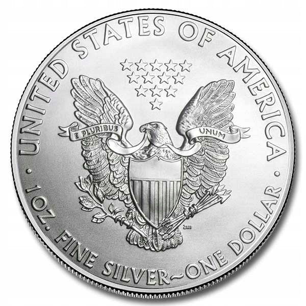1 oz Ag - Stany Zjednoczone 1$ Orzeł 2014 - uncja srebra