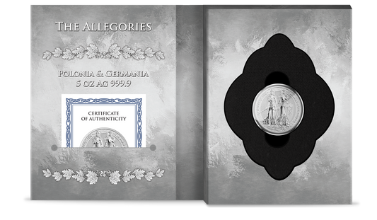 5 oz Ag - Allegories Polonia & Germania 2022