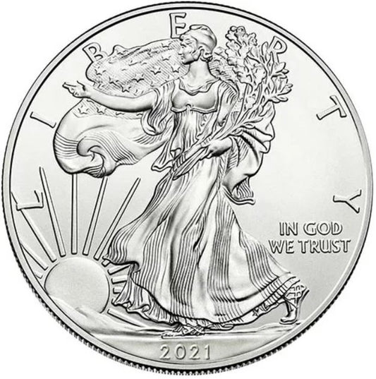 1 oz Ag - Stany Zjednoczone 1$ Orzeł 2021 - TYP 1